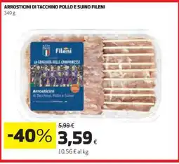 Coop ARROSTICINI DI TACCHINO POLLO E SUINO FILENI offerta