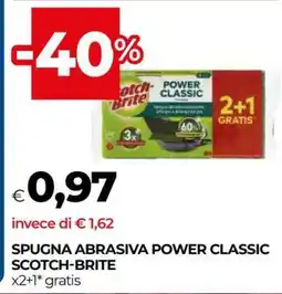 Coop SPUGNA ABRASIVA POWER CLASSIC SCOTCH-BRITE offerta
