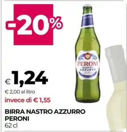 Coop Birra Nastro Azzurro Peroni offerta