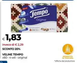 Coop VELINE TEMPO offerta