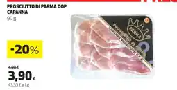 Coop PROSCIUTTO DI PARMA DOP CAPANNA offerta