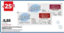 Coop ALIMENTO PER GATTI NATURALLY PREMIUM ADOC offerta