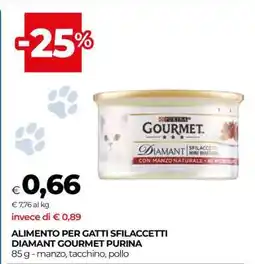 Coop ALIMENTO PER GATTI SFILACCETTI DIAMANT GOURMET PURINA offerta