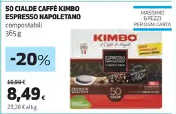 Coop 50 Cialde Caffè Kimbo Espresso Napoletano offerta