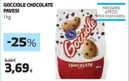 Coop Gocciole Chocolate Pavesi offerta