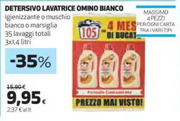 Coop Detersivo Lavatrice Omino Bianco offerta