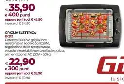 Coop GRIGLIA ELETTRICA BQ12 offerta
