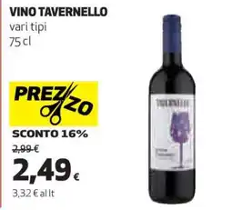 Coop Vino Tavernello offerta