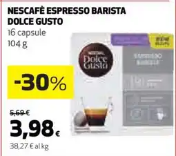 Coop NESCAFÉ ESPRESSO BARISTA DOLCE GUSTO offerta