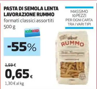 Coop Pasta di Semola Lenta Lavorazione Rummo offerta