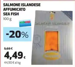 Coop SALMONE ISLANDESE AFFUMICATO SEA FISH offerta