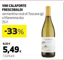 Coop VINI CALAFORTE FRESCOBALDI offerta