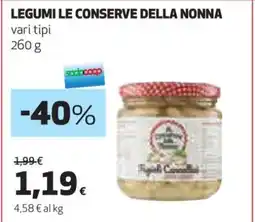 Coop LEGUMI LE CONSERVE DELLA NONNA offerta