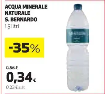 Coop Acqua Minerale Naturale S. Bernardo offerta