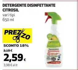 Coop DETERGENTE DISINFETTANTE CITROSIL offerta