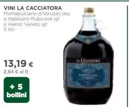 Coop VINI LA CACCIATORA offerta