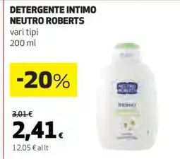 Coop DETERGENTE INTIMO NEUTRO ROBERTS offerta