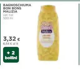 Coop BAGNOSCHIUMA BON BONS MALIZIA offerta