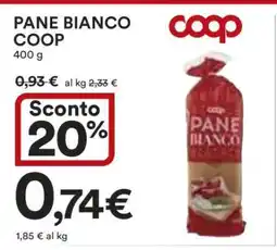 Coop PANE BIANCO COOP offerta