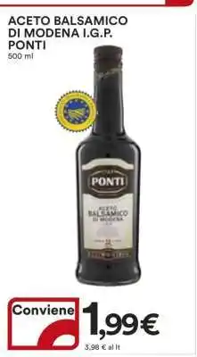 Coop ACETO BALSAMICO DI MODENA I.G.P. PONTI offerta