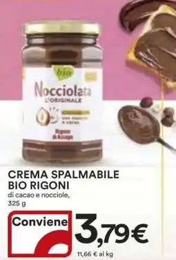 Coop CREMA SPALMABILE BIO RIGONI offerta