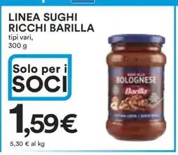Coop LINEA SUGHI RICCHI BARILLA offerta