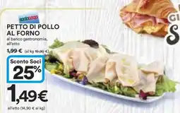 Coop Petto di Pollo al Forno offerta