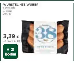 Coop Wurstel N38 Wuber offerta