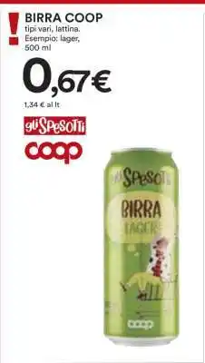 Coop BIRRA COOP offerta