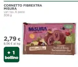 Coop CORNETTO FIBREXTRA MISURA offerta