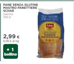 Coop PANE SENZA GLUTINE MASTRO PANETTIERE SCHAR offerta