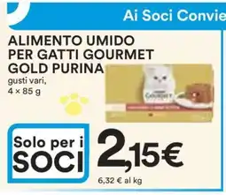 Coop Alimento umido per gatti Gourmet Gold Purina offerta