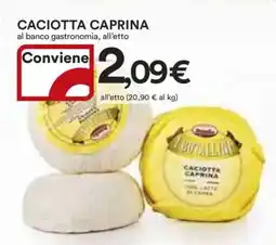 Coop Caciotta Caprina offerta