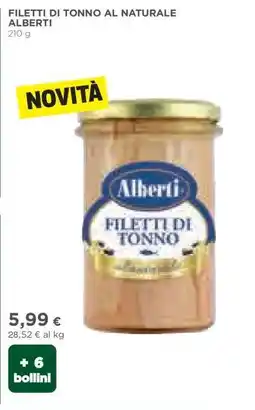 Coop FILETTI DI TONNO AL NATURALE ALBERTI offerta