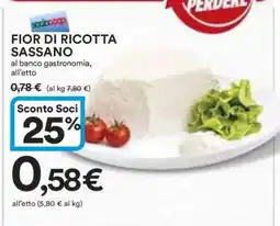 Coop Fior di Ricotta Sassano offerta