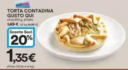 Coop TORTA CONTADINA GUSTO QUI offerta