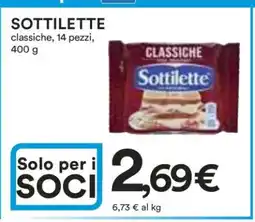 Coop Sottilette offerta