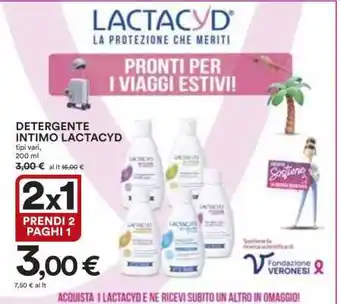 Coop DETERGENTE INTIMO LACTACYD offerta