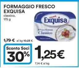 Coop Formaggio fresco Exquisa offerta