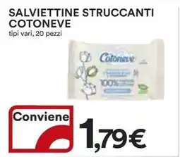 Coop SALVIETTINE STRUCCANTI COTONEVE offerta