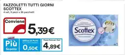 Coop Fazzoletti Tutti Giorni Scottex offerta