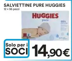 Coop SALVIETTINE PURE HUGGIES offerta