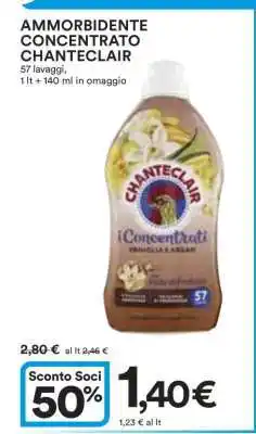 Coop Ammorbidente Concentrato Chanteclair offerta