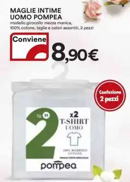 Coop MAGLIE INTIME UOMO POMPEA offerta