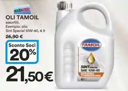 Coop OLI TAMOIL offerta