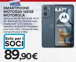 Coop SMARTPHONE MOTOG05 128GB MOTOROLA offerta