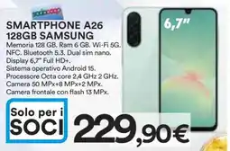 Coop SMARTPHONE A26 128GB SAMSUNG offerta