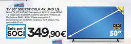 Coop TV 50'' 50UR781COLK 4K UHD LG offerta