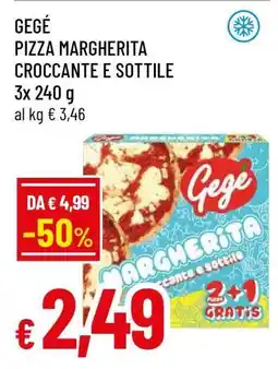 Famila GEGÈ Pizza Margherita Croccante e Sottile offerta
