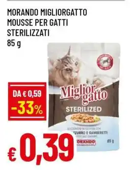 Famila MORANDO MIGLIORGATTO MOUSSE PER GATTI STERILIZZATI offerta